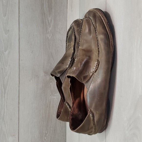 Olukai Mens Moloa Leather Loafer Slip on shoes sz 13 - Picture 3 of 14